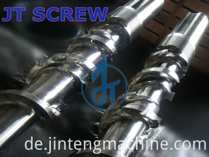 bimetallic rubber screw and barrel for extruder